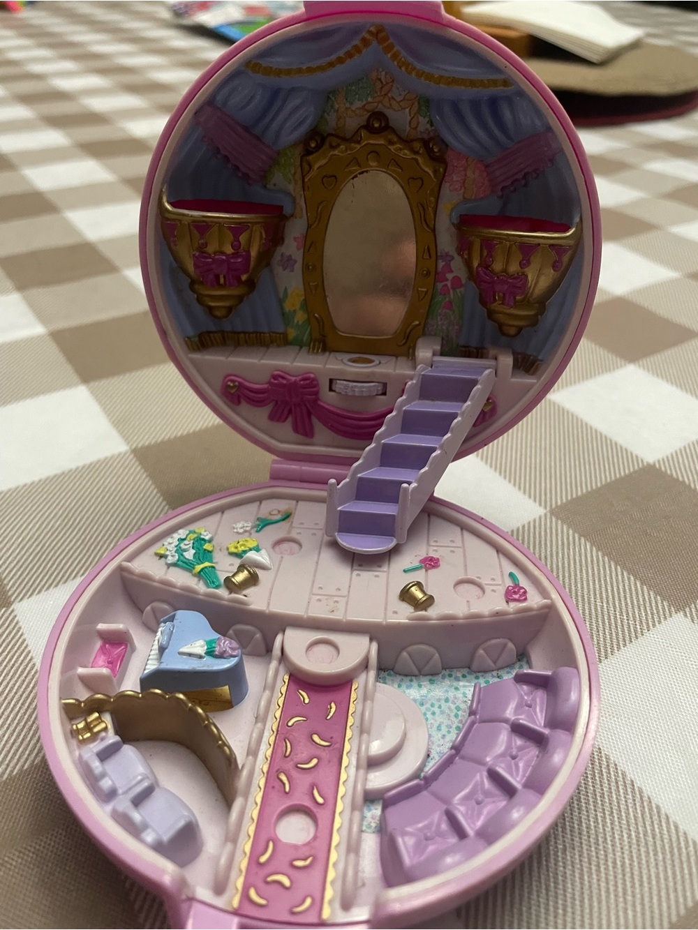Blue Bird Pink and Purple Mini Playset Compact Case